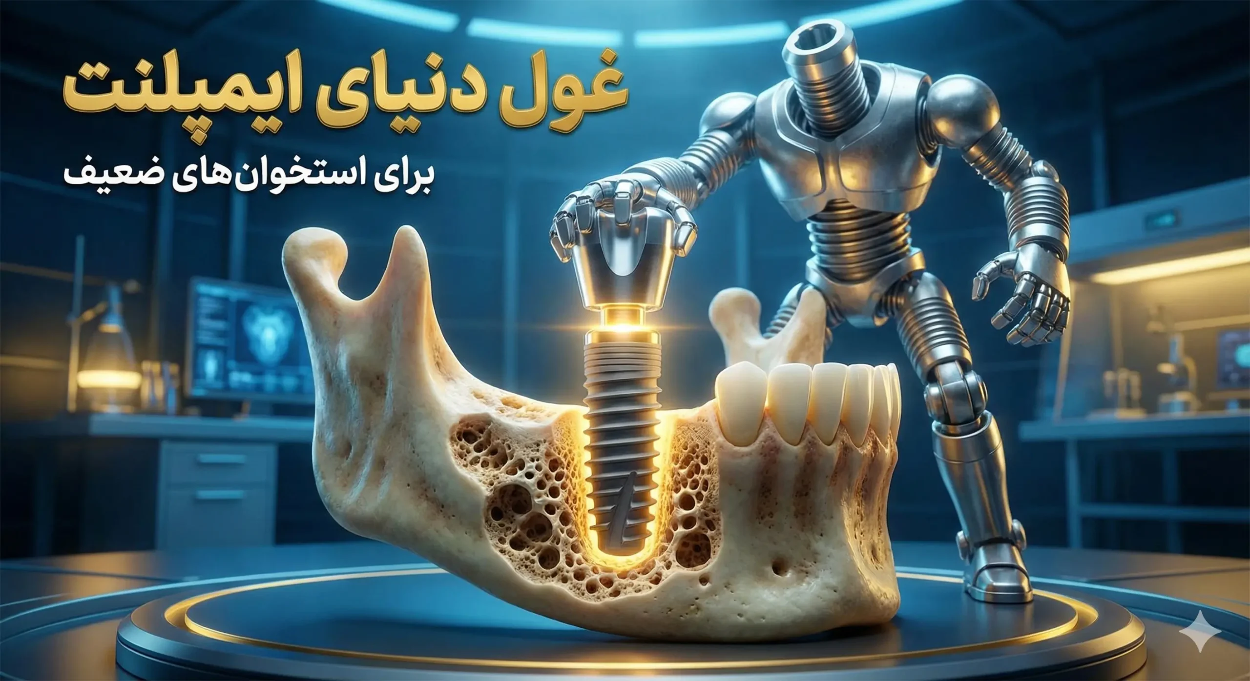 غول دنیای ایمپلنت برای استخوان‌های ضعیف