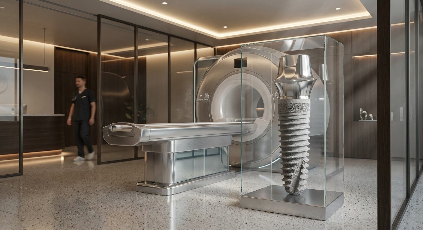 ایمپلنت دندان و MRI